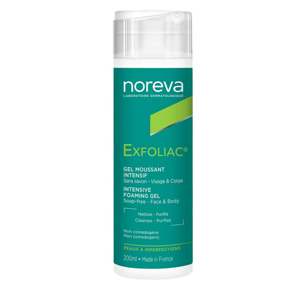 Noreva Exfoliac Intensive Foaming Gel For Face & Body 200ml - Easy Pharmacy LLC