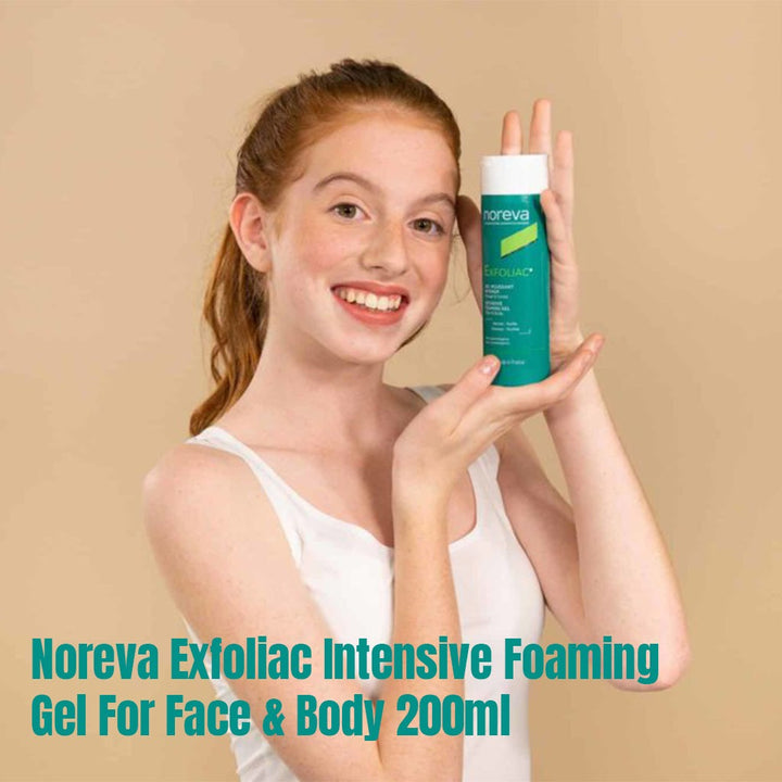 Noreva Exfoliac Intensive Foaming Gel For Face & Body 200ml - Easy Pharmacy LLC