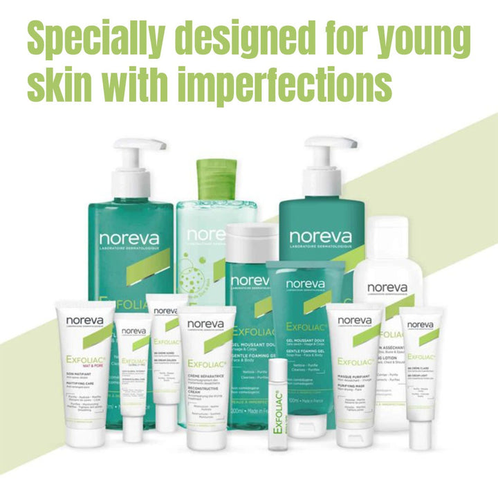 Noreva Exfoliac Gentle Foaming Gel For Face And Body 200ml - Easy Pharmacy LLC