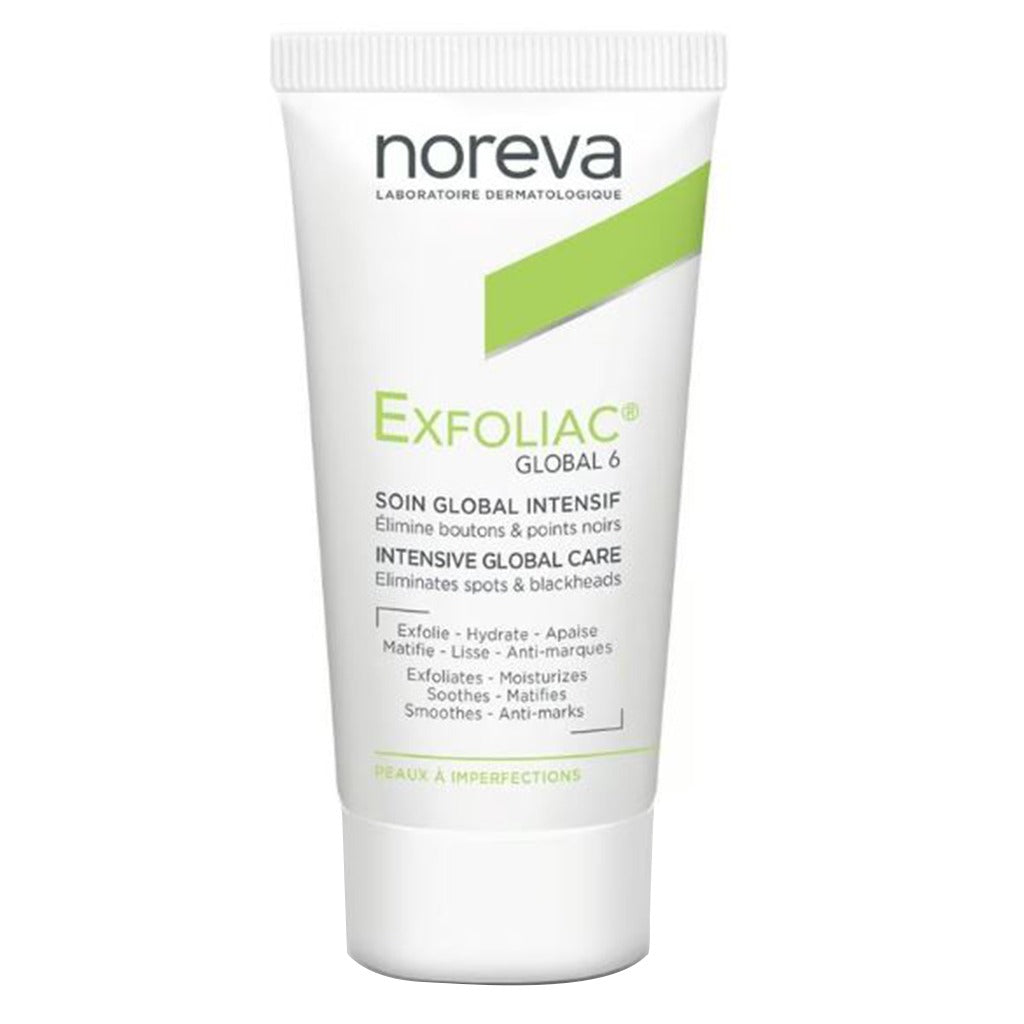 Noreva Exfoliac Global 6 Intensive Global Face Cream For Spots & Blackheads 30ml - Easy Pharmacy LLC