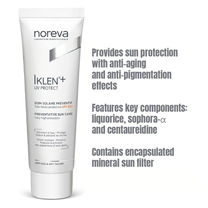 Noreva Iklen+ Anti Brown Spot Preventive Suncare Cream, Sunscreen With SPF50+ 30ml - Easy Pharmacy LLC