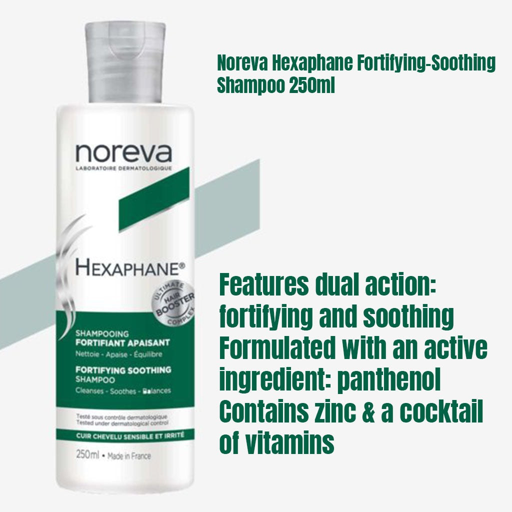 Noreva Hexaphane Fortifying-Soothing Shampoo 250ml - Easy Pharmacy LLC