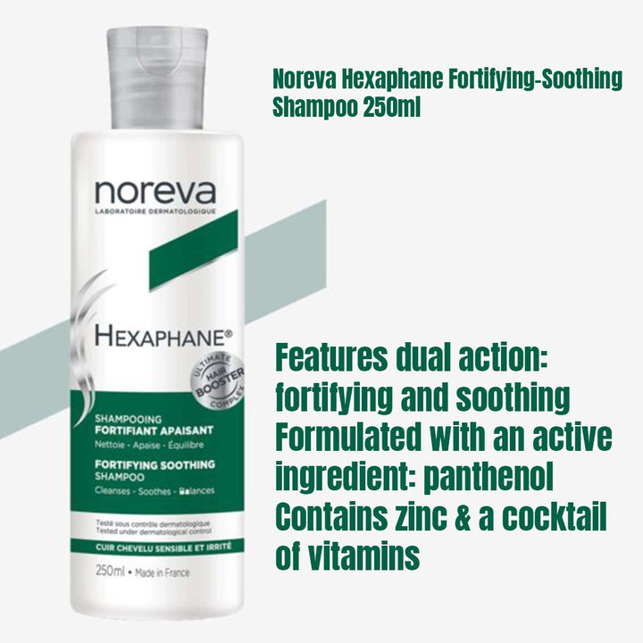 Noreva Hexaphane Fortifying-Soothing Shampoo 250ml - Easy Pharmacy LLC