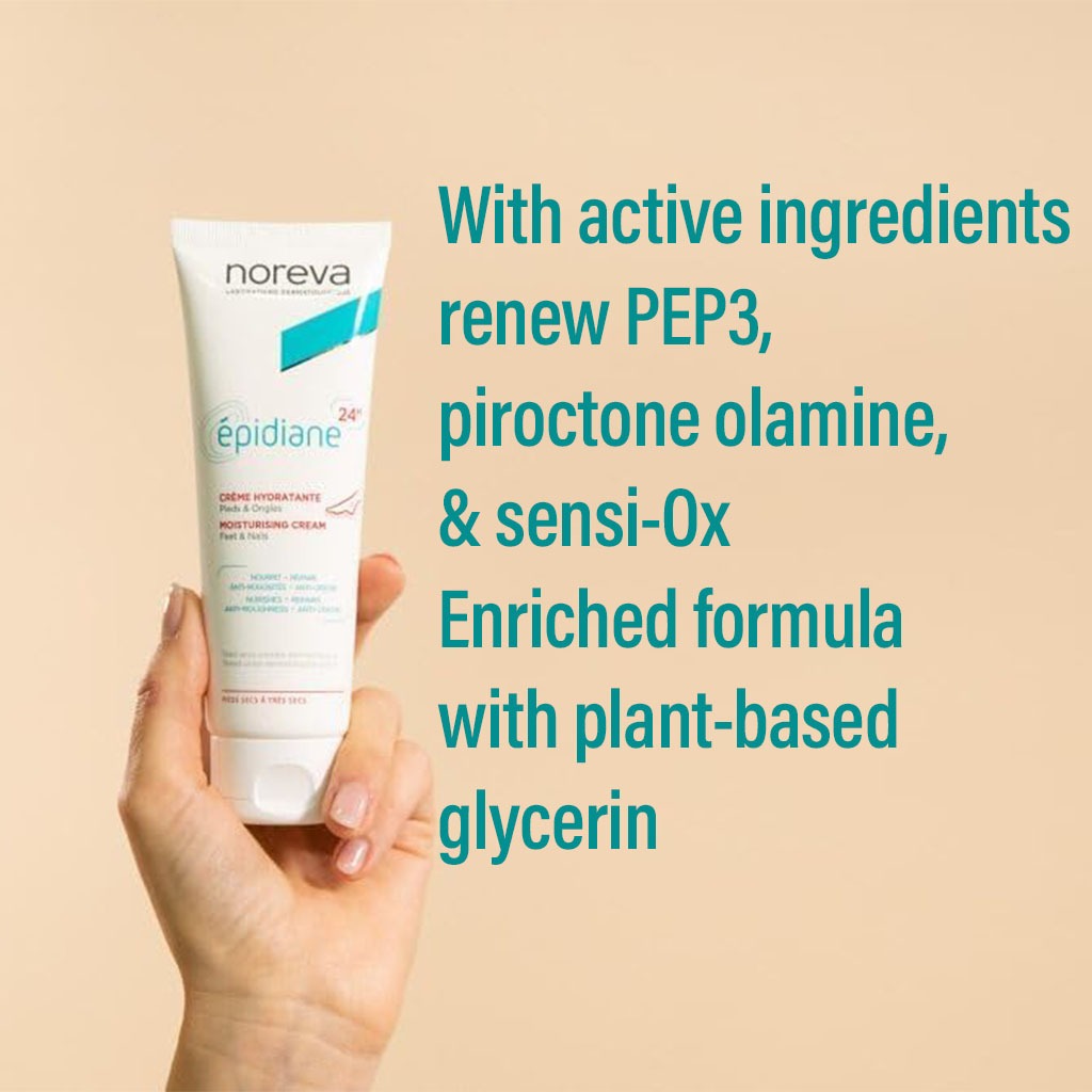 Noreva  Epidiane 24 Hour Moisturizing Cream For Feet & Nails 125ml - Easy Pharmacy LLC