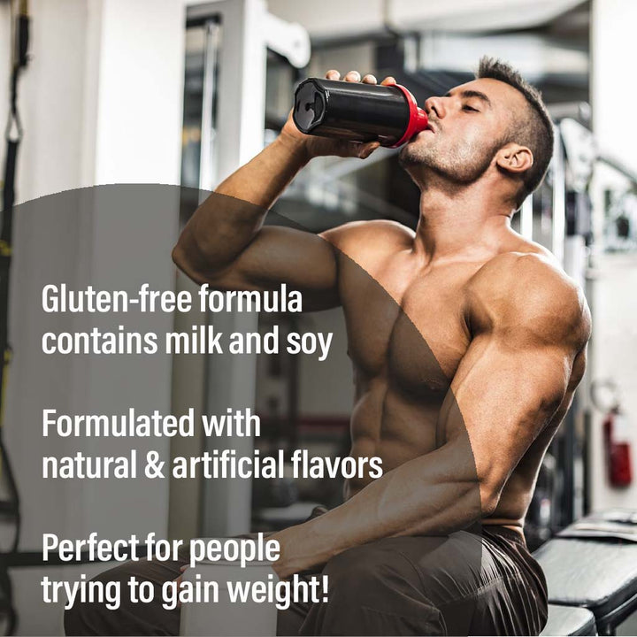 Muscle Bolt Mass Gainer Protein Powder Mix For Weight Gain, Chocolate 6lb - Easy Pharmacy LLC