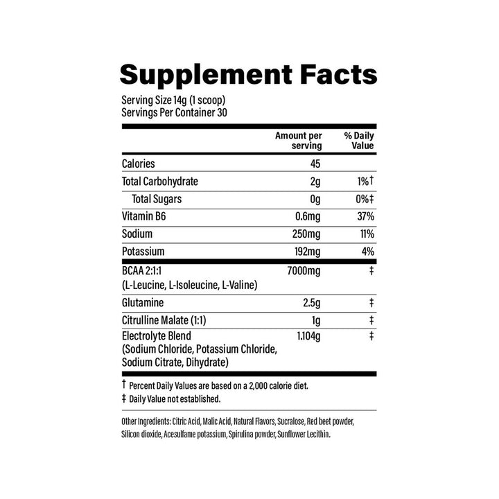 Muscle Bolt BCAA 7000 Plus For Muscle Recovery & Endurance Grape 30 Servings, 420g - Easy Pharmacy LLC