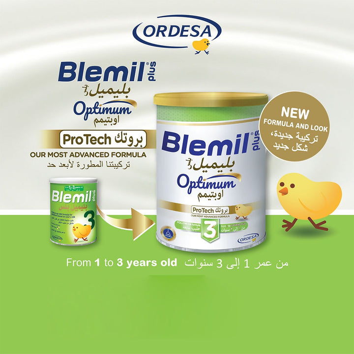 Blemil Plus Optimum Protech Stage 3 Toddlers Milk Formula For 1 To 3 Years 400g - Easy Pharmacy LLC