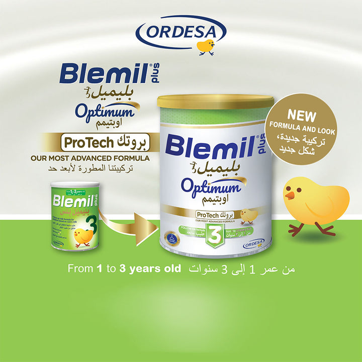 Blemil Plus Optimum Protech Stage 3 Toddlers Milk Formula For 1 To 3 Years 800g - Easy Pharmacy LLC