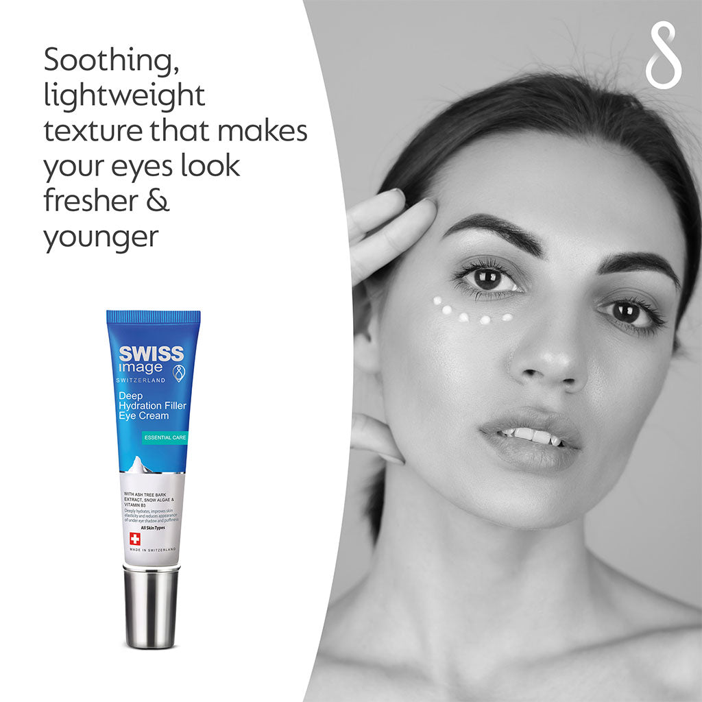 Swiss Image Essential Care Deep Hydration Filler Eye Cream For All Skin Types 15ml - Easy Pharmacy LLC
