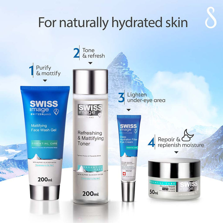 Swiss Image Essential Care Deep Hydration Filler Eye Cream For All Skin Types 15ml - Easy Pharmacy LLC