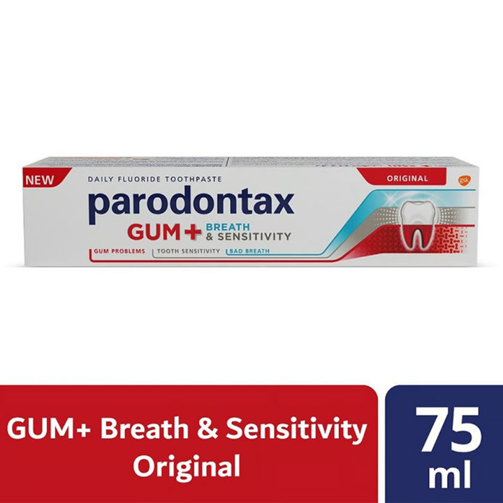Parodontax Gum + Breath & Sensitivity Original Toothpaste 75ml - Easy Pharmacy LLC