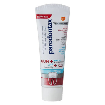 Parodontax Gum + Breath & Sensitivity Whitening Toothpaste 75ml