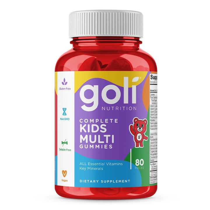Goli Nutrition Complete Kids Multi Gummies With All Essential Vitamins & Minerals, Pack of 80's - Easy Pharmacy LLC