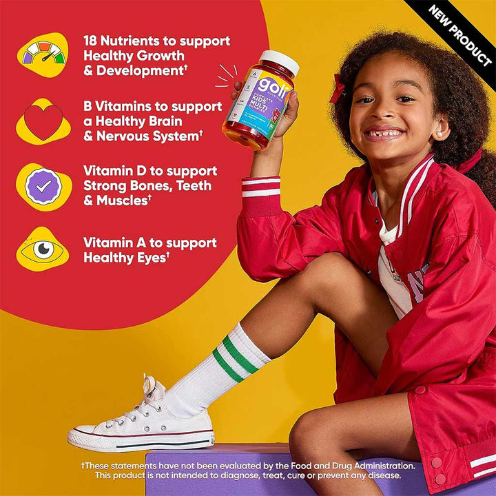 Goli Nutrition Complete Kids Multi Gummies With All Essential Vitamins & Minerals, Pack of 80's - Easy Pharmacy LLC
