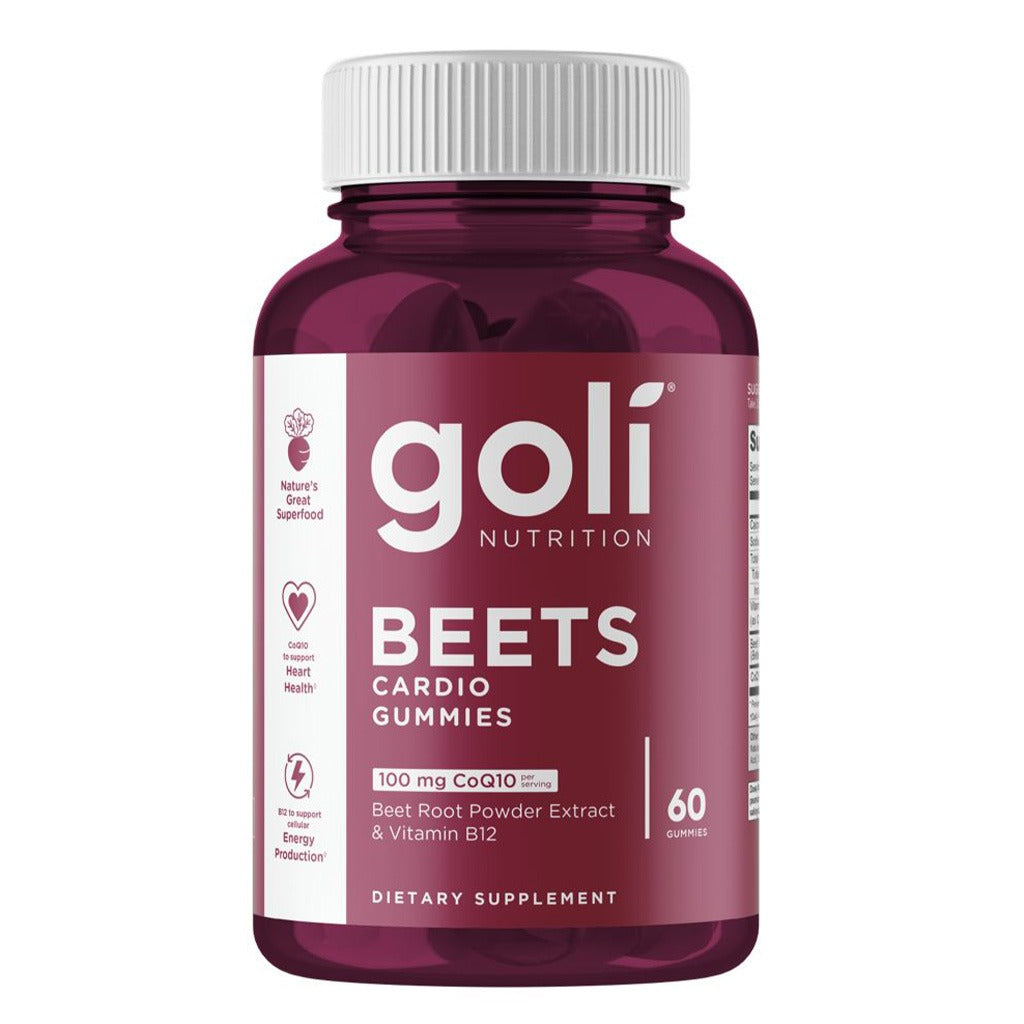 Goli Beets Cardio Gummies with CoQ10, Pack of 60's - Easy Pharmacy LLC