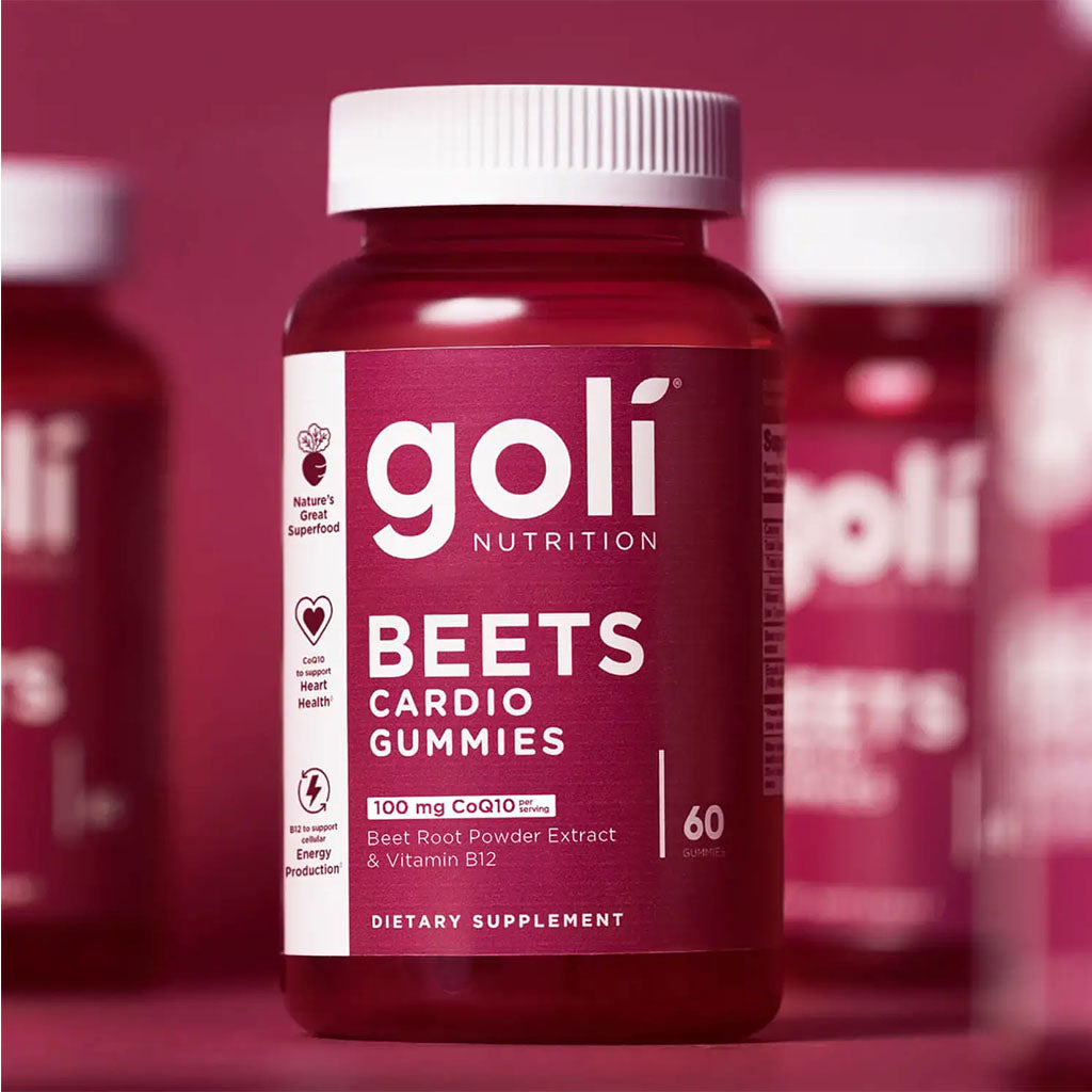 Goli Beets Cardio Gummies with CoQ10, Pack of 60's - Easy Pharmacy LLC