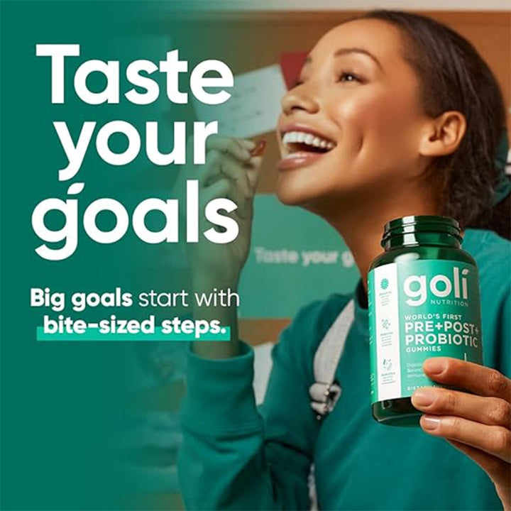 Goli 3 In 1 Prebiotics + Postbiotics + Probiotics Gummies, Pack of 60's - Easy Pharmacy LLC