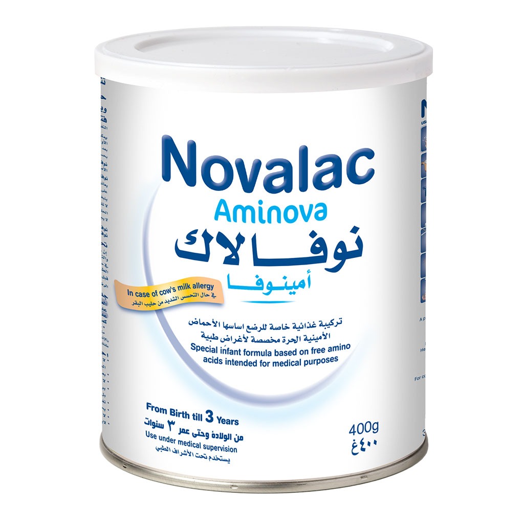 Novalac Aminova Amino Acids Based Infant Milk Formula For 0 To 3 Years 400g - Easy Pharmacy LLC