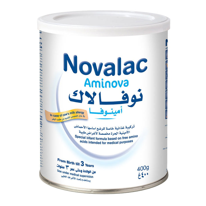 Novalac Aminova Amino Acids Based Infant Milk Formula For 0 To 3 Years 400g - Easy Pharmacy LLC