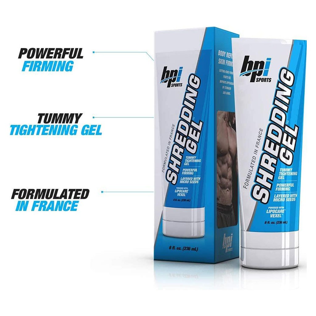 BPI Sports Shredding Gel For Skin Firming & Toning 8oz - Easy Pharmacy LLC