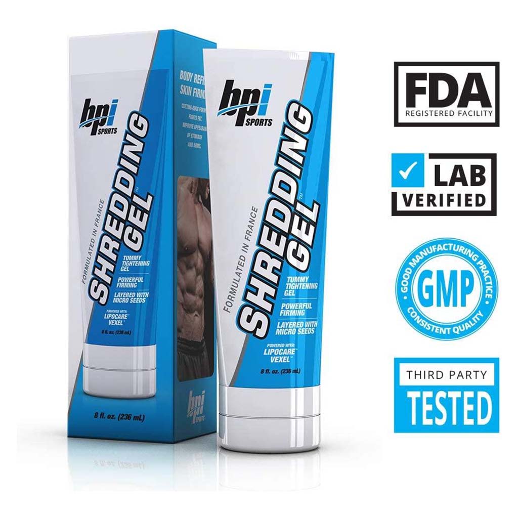 BPI Sports Shredding Gel For Skin Firming & Toning 8oz - Easy Pharmacy LLC