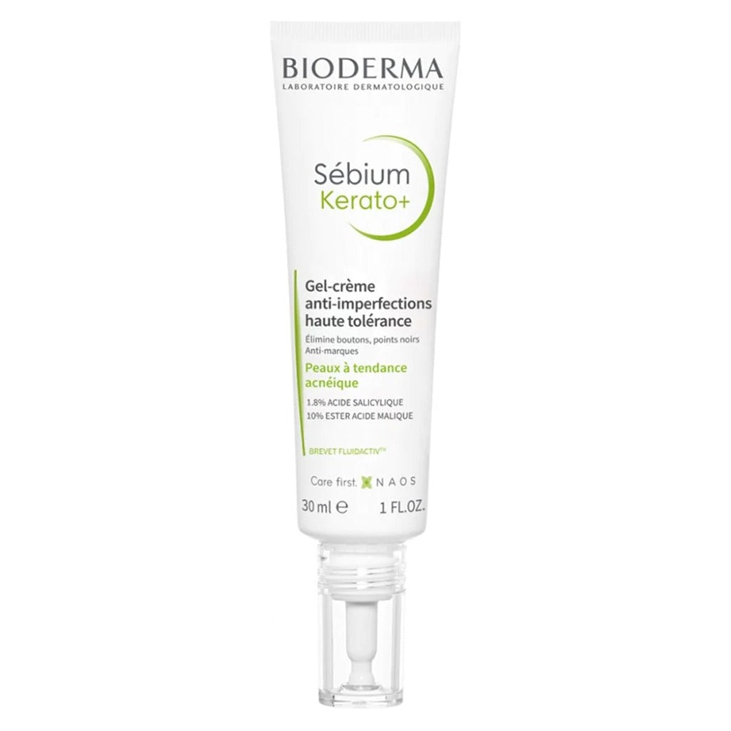 Bioderma Sebium Kerato+ Anti-Blemish High Tolerance Gel-Cream For Acne-Prone Skin 30ml - Easy Pharmacy LLC