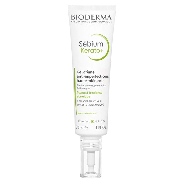 Bioderma Sebium Kerato+ Anti-Blemish High Tolerance Gel-Cream For Acne-Prone Skin 30ml - Easy Pharmacy LLC