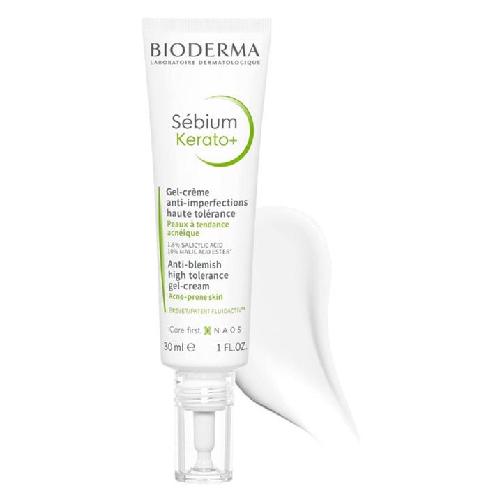 Bioderma Sebium Kerato+ Anti-Blemish High Tolerance Gel-Cream For Acne-Prone Skin 30ml - Easy Pharmacy LLC