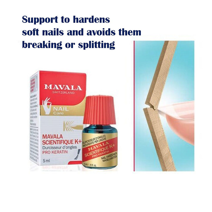 Mavala Nail Care Scientifique K+ Pro Keratin Nail Hardener 5ml - Easy Pharmacy LLC