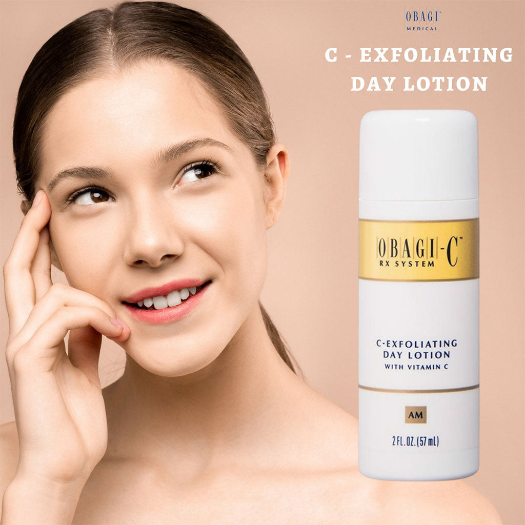 Obagi C Exfoliating Day Lotion With AHA Glycolic Acid And Vitamin C For Brighter Complexion 59ml - Easy Pharmacy LLC