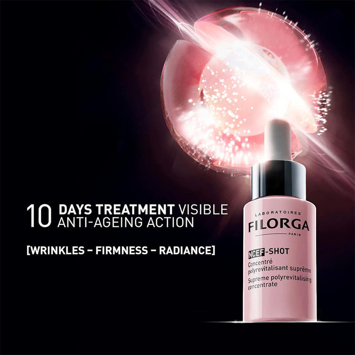 Filorga NCEF-Shot Supreme Polyrevitalising Concentrate Anti-Aging Face Serum 15ml - Easy Pharmacy LLC