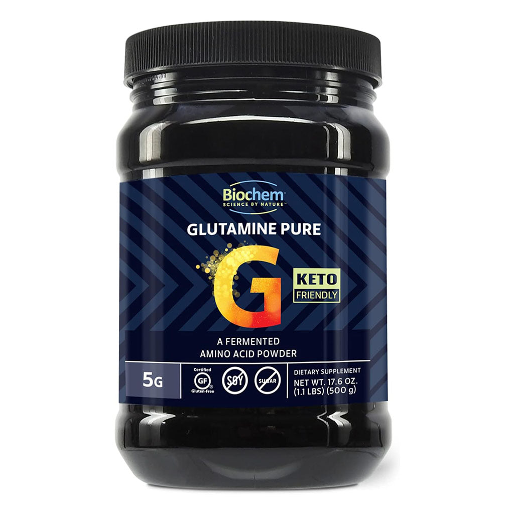 Biochem Glutamine Pure Fermented Amino acid Powder 500g - Easy Pharmacy LLC