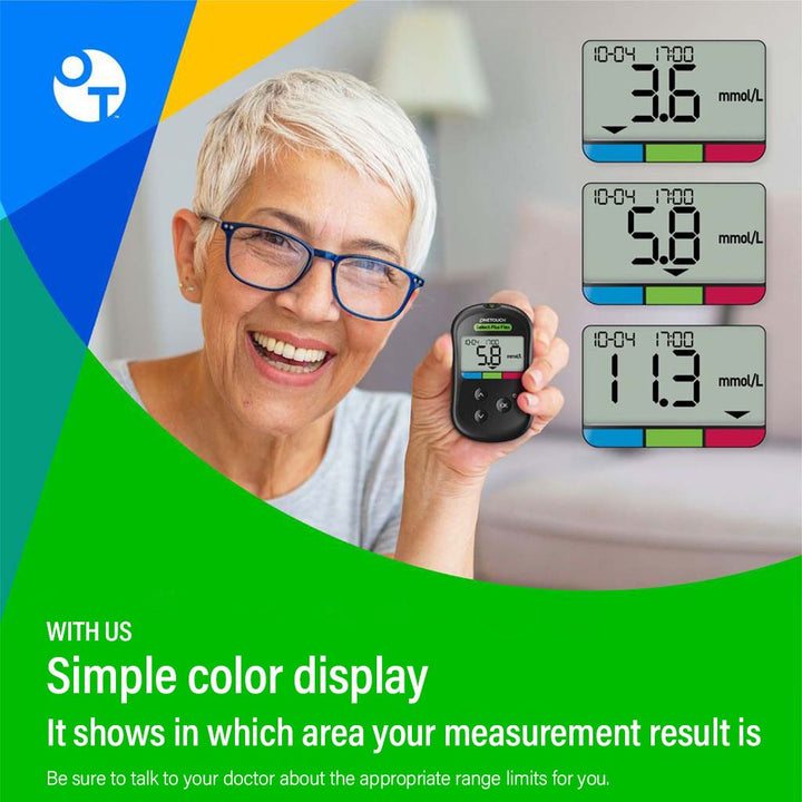 OneTouch Select Plus Flex Blood Glucose Monitoring System + OneTouch Select Plus Flex Test Strips, Pack of 50's + OneTouch Delica Plus Lancets, Pack of 100's OFFER PACK - Easy Pharmacy LLC