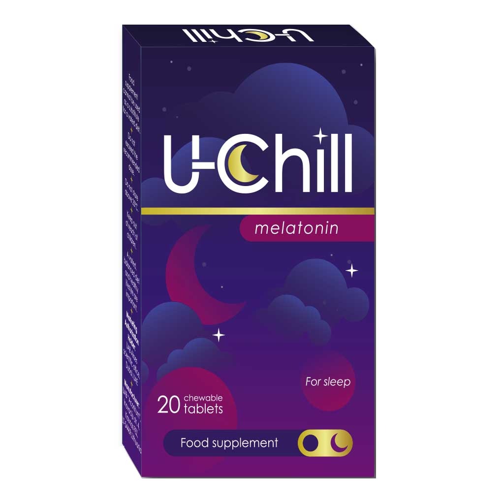 U-Chill Melatonin Chewable Tablets - Fruit Flavour, Pack of 20’s - Easy Pharmacy LLC