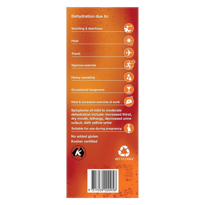 Hydralyte 62.5ml Electrolyte Ice Blocks For Dehydration, Orange Flavor, Pack of 16's - Easy Pharmacy LLC