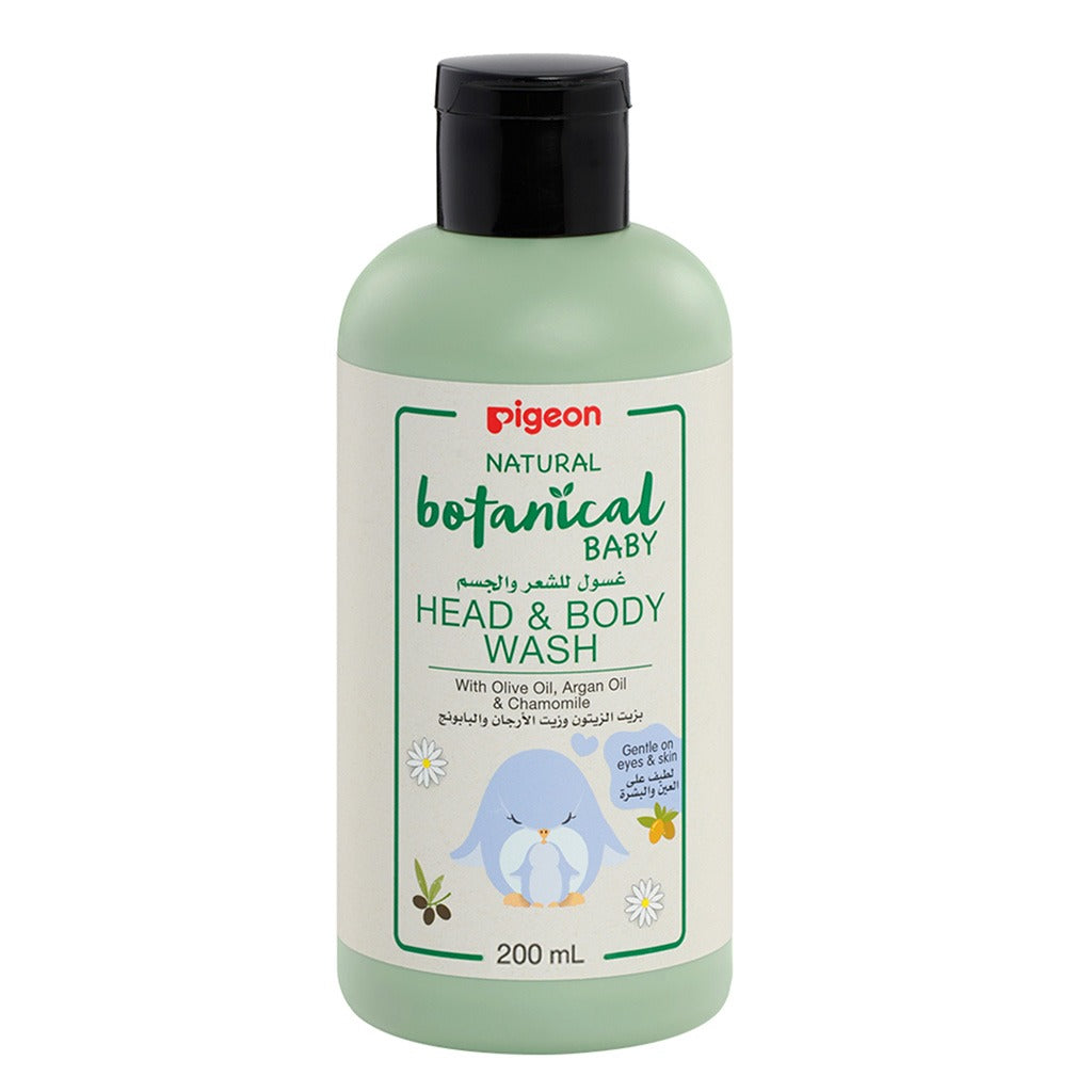 Pigeon Natural Botanical Baby Skincare Head & Body Wash 200ml - Easy Pharmacy LLC