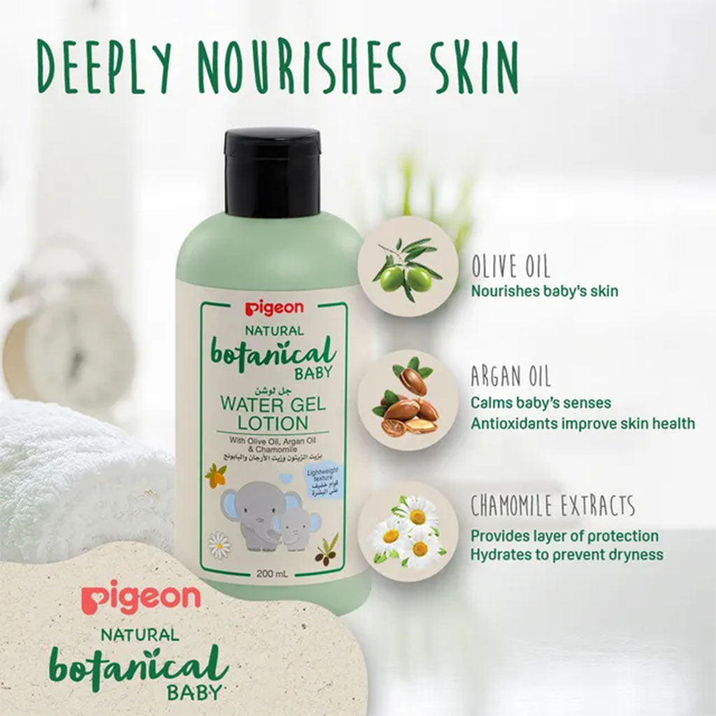 Pigeon Natural Botanical Baby Water Gel Lotion 200ml - Easy Pharmacy LLC