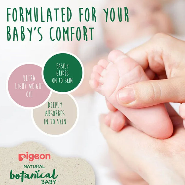 Pigeon Natural Botanical Baby Massage Oil 120ml - Easy Pharmacy LLC