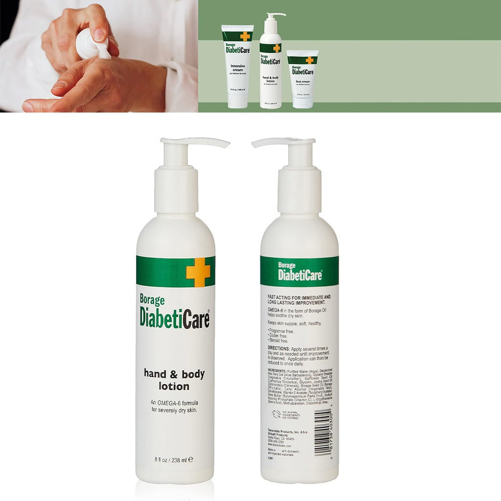 ShiKai Borage DiabetiCare Omega-6 Hand & Body Lotion For Dry Skin 238ml - Easy Pharmacy LLC