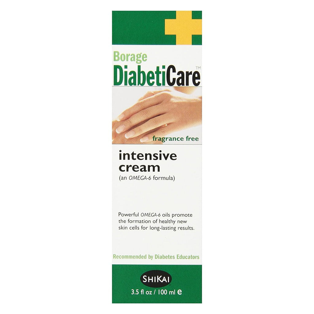 ShiKai Borage DiabetiCare Omega-6 Intensive Cream For Hands, Cuticles & Fingertips 100ml - Easy Pharmacy LLC