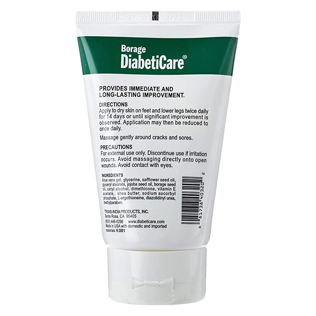 ShiKai Borage DiabetiCare Omega-6 Foot Cream For Severely Dry Skin 125ml - Easy Pharmacy LLC