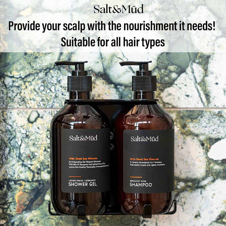 Salt And Mud Hair Shampoo With Dead Sea Minerals & Bergamot Rind 500ml - Easy Pharmacy LLC