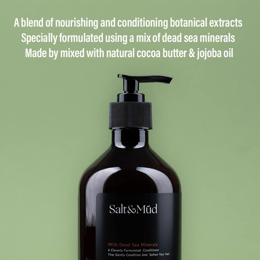 Salt And Mud Hair Conditioner With Dead Sea Minerals & Bergamot Rind 500ml - Easy Pharmacy LLC