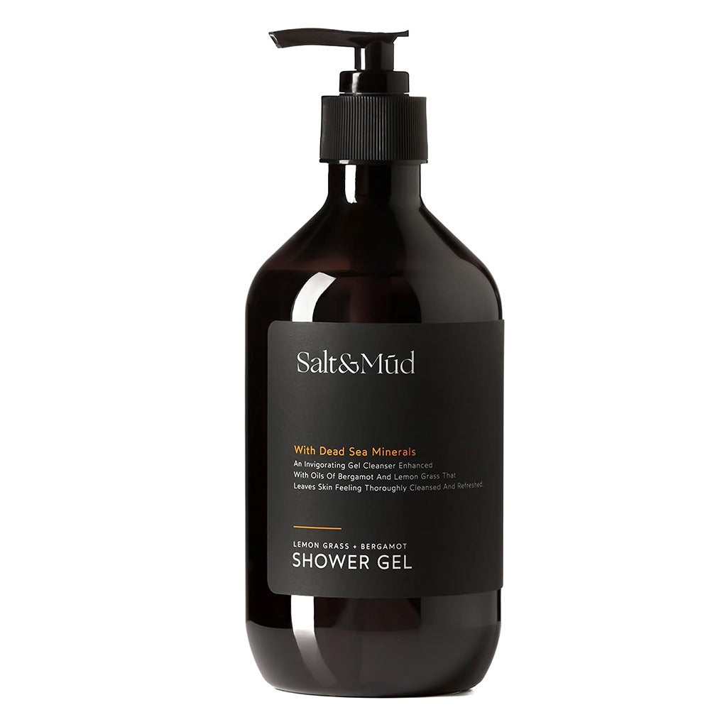 Salt And Mud Invigorating Shower Gel Cleanser With Dead Sea Minerals, Lemon Grass & Bergamot 500ml - Easy Pharmacy LLC