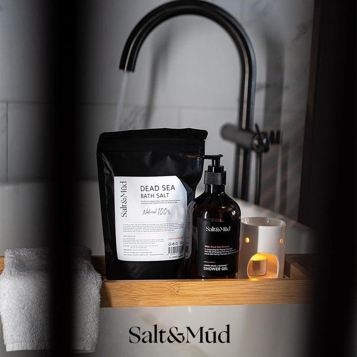 Salt And Mud Invigorating Shower Gel Cleanser With Dead Sea Minerals, Lemon Grass & Bergamot 500ml - Easy Pharmacy LLC