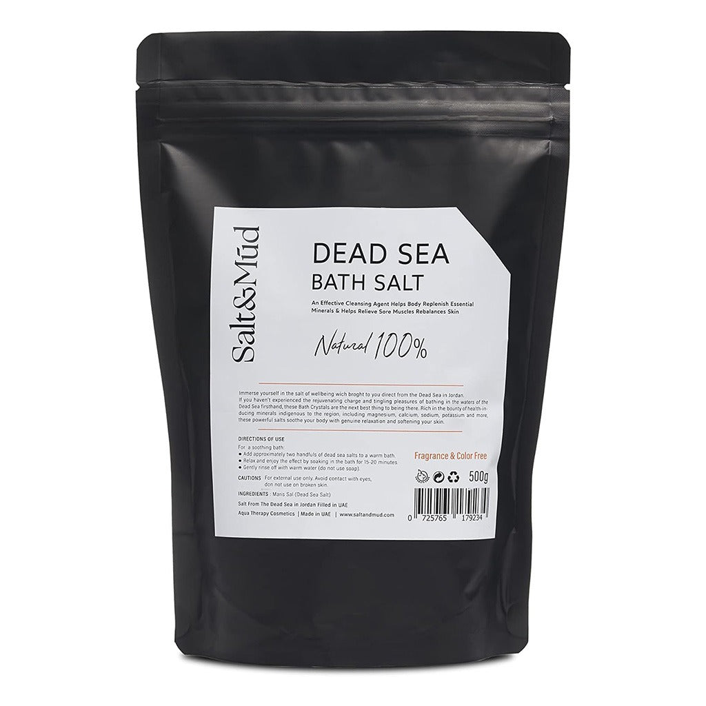 Salt And Mud 100% Natural Dead Sea Cleansing Bath Salt 500g - Easy Pharmacy LLC