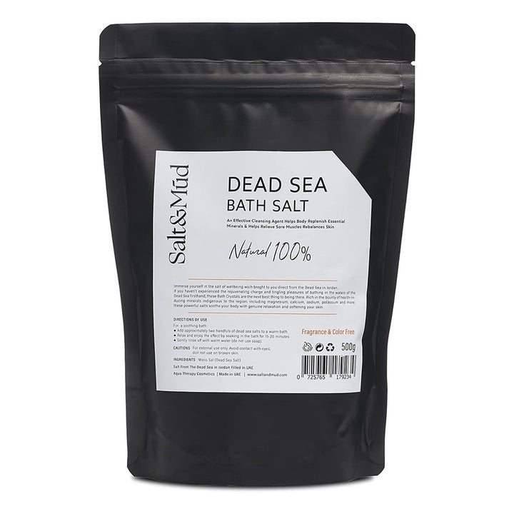 Salt And Mud 100% Natural Dead Sea Cleansing Bath Salt 500g - Easy Pharmacy LLC