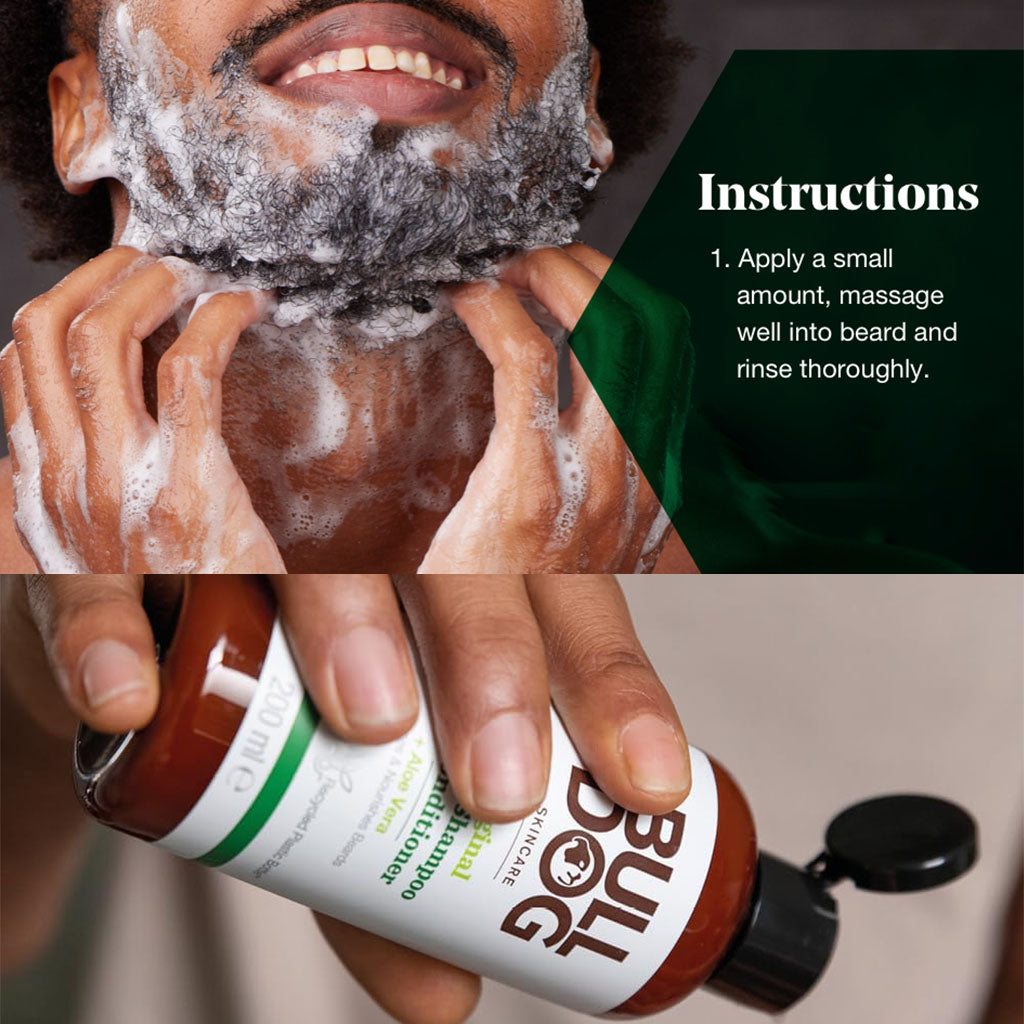 Bulldog Skincare Original Beard Shampoo & Conditioner With Aloe Vera 200ml - Easy Pharmacy LLC