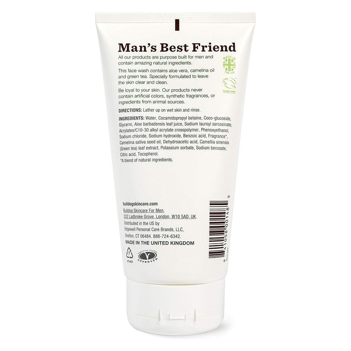Bulldog Skincare Original Face Wash For Men With Aloe Vera 150ml - Easy Pharmacy LLC