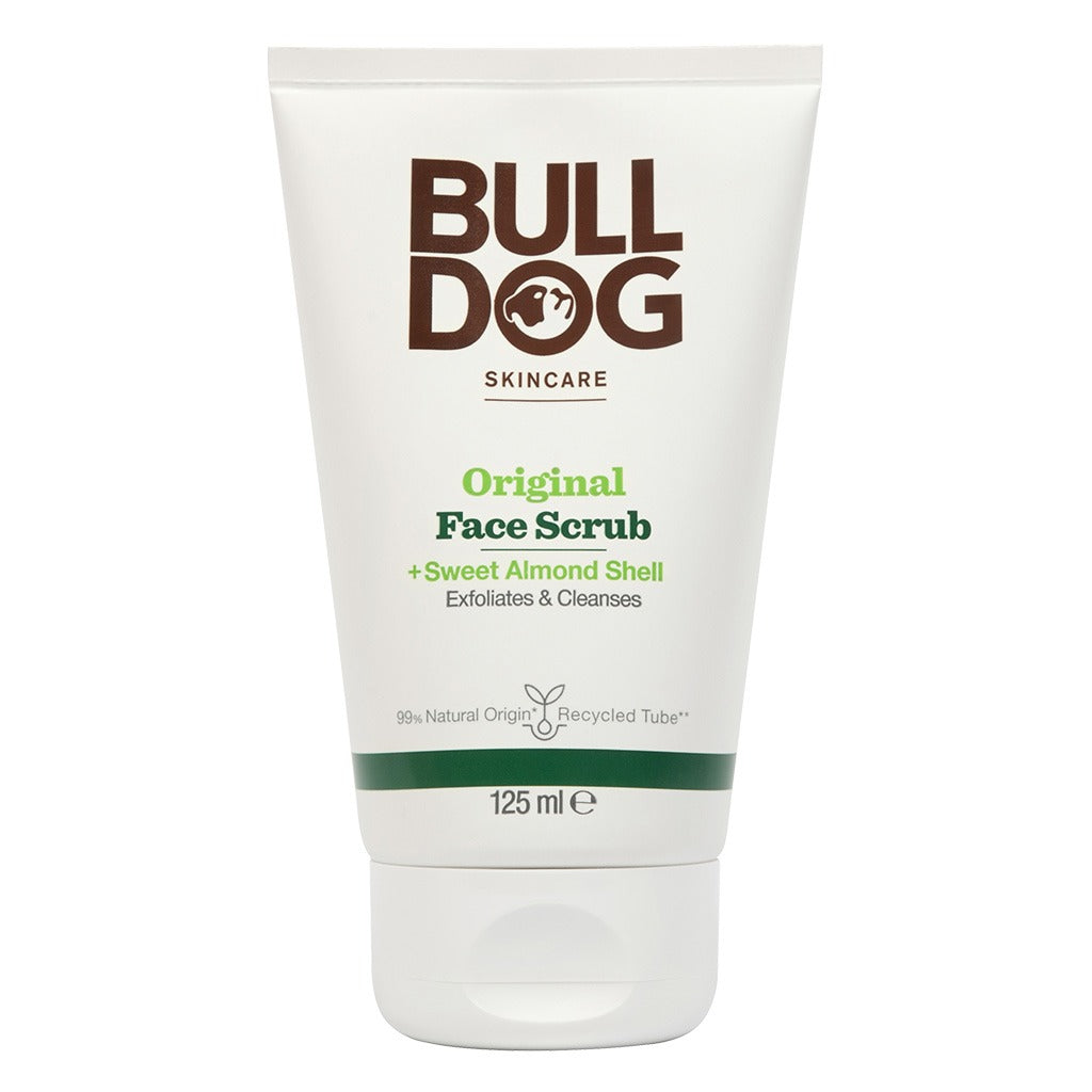 Bulldog Skincare Original Face Scrub For Men With Sweet Almond Shell 125ml - Easy Pharmacy LLC